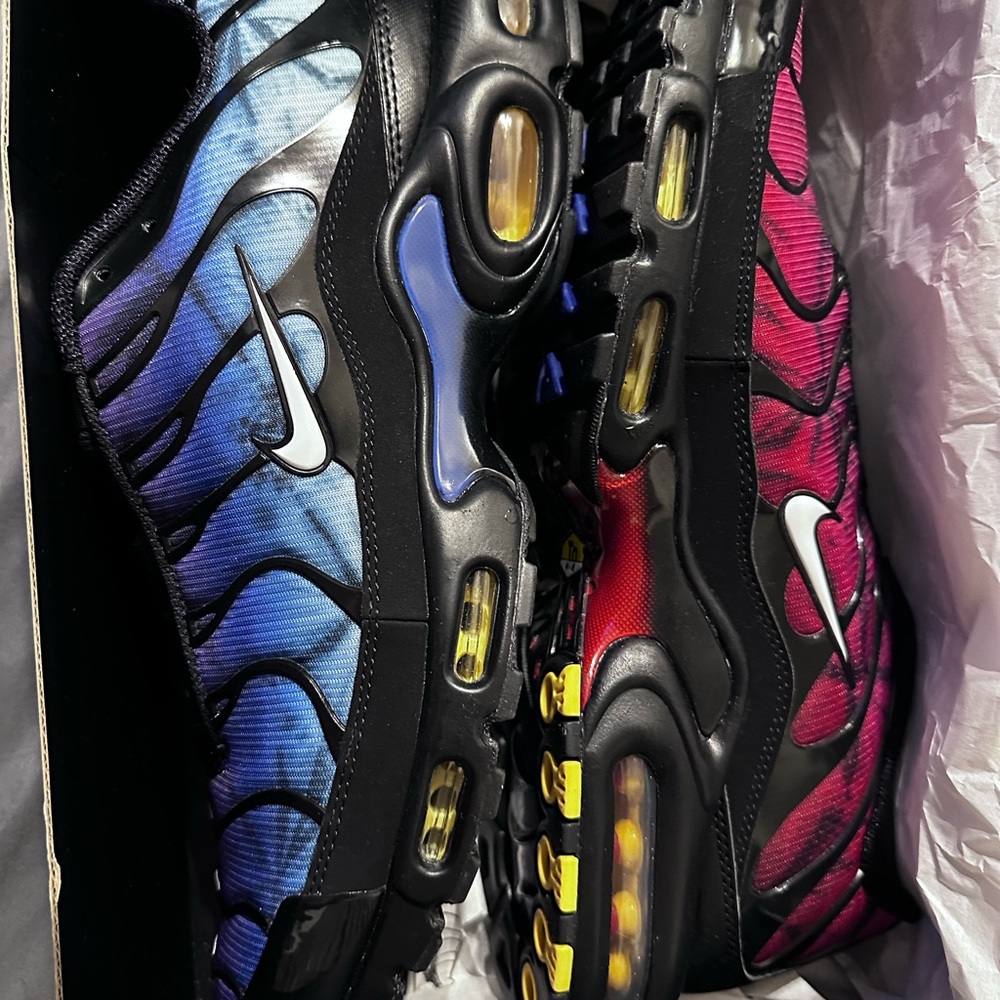 Nike air max plus, purple and blue size 12.5 brand new in box never worn